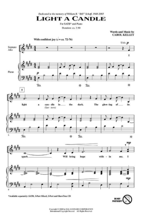 Carol Kelley, Light a Candle Chor CD