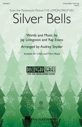 Silver Bells 3-Part Choir Chorpartitur