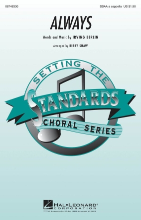 Irving Berlin, Always SSAA a Cappella Chorpartitur