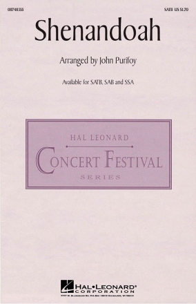 Shenandoah SATB Chorpartitur