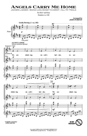 Angels Carry Me Home SSA Chorpartitur