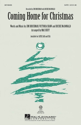 Coming Home for Christmas SATB Chorpartitur