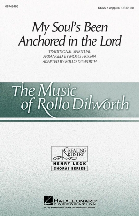 My Soul's Been Anchored in the Lord SSAA Chorpartitur