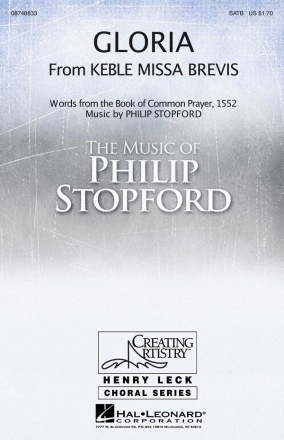 Philip W. J. Stopford, Gloria SATB Chorpartitur