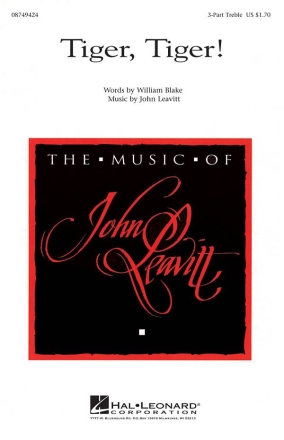 John Leavitt, Tiger, Tiger! 3-Part Choir Chorpartitur