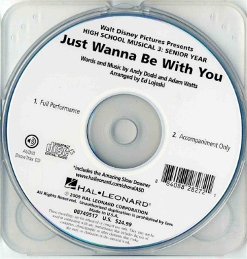 Adam Watts_Andy Dodd, Just wanna be with you(High School Mus3) Chor CD