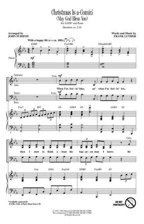 Frank Luther, Christmas Is A-Comin' May God Bless You Chor CD
