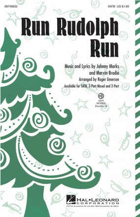 Johnny Marks_Marvin Brodie, Run Rudolph Run SATB Chorpartitur
