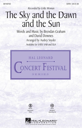 Brendan Graham, The Sky and the Dawn and the Sun SATB Chorpartitur