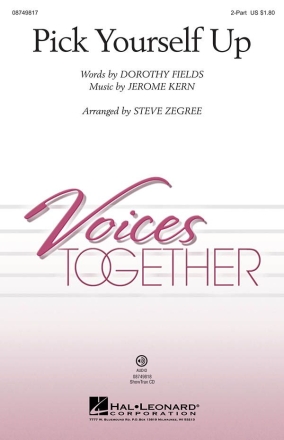 Jerome Kern, Pick Yourself Up 2-Part Choir Chorpartitur