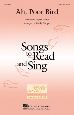 Ah, Poor Bird 2-Part Choir Chorpartitur