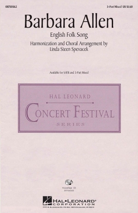 Barbara Allen 3-Part Choir Chorpartitur