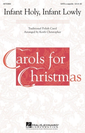 Infant Holy, infant Lowly SATB Chorpartitur