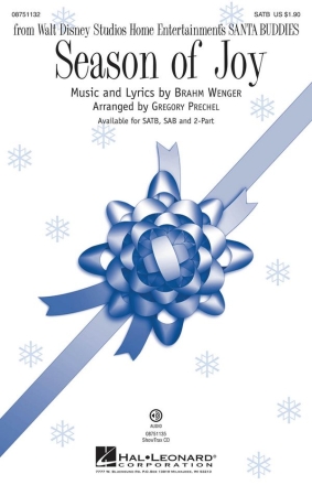 Brahm Wenger, Season of Joy SATB Chorpartitur