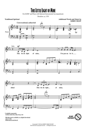 This Little Light of Mine Chor CD