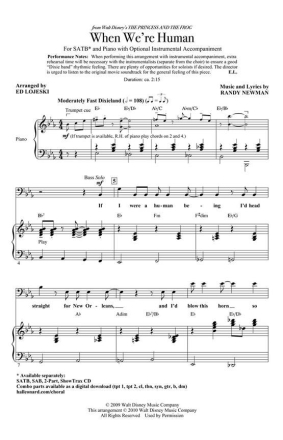 Randy Newman, When We're Human Chor CD