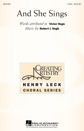 Robert I. Hugh, And She Sings 2-Part Choir Chorpartitur