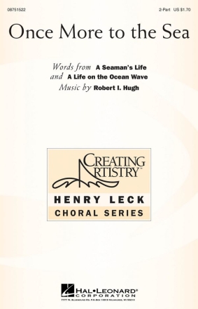 Robert I. Hugh, Once More to the Sea 2-Part Choir Chorpartitur