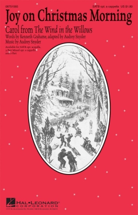 Joy on Christmas Morning for mixed chorus (and piano optional) chorus score