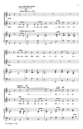 Audrey Snyder, A La Mode 2-Part Choir Chorpartitur
