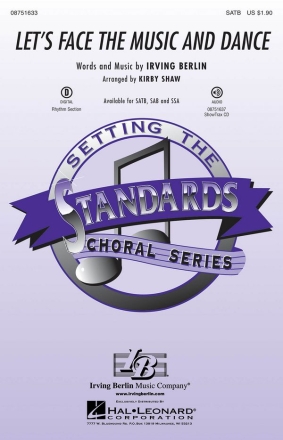 Irving Berlin, Let's Face The Music And Dance SATB Chorpartitur