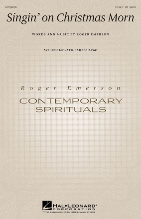 Roger Emerson, Singin' on Christmas Morn 2-Part Choir Chorpartitur