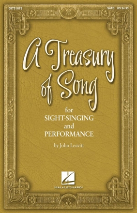 A Treasury Of Song SATB Chorpartitur
