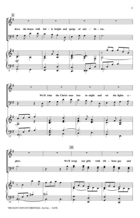 Alfred Burt, The Many Joys of Christmas Set One Chor CD
