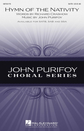 John Purifoy, Hymn of the Nativity SATB Chorpartitur
