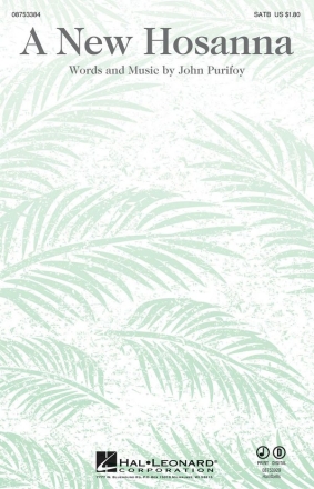 John Purifoy, A New Hosanna SATB and Piano Chorpartitur
