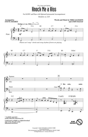 Andy Razaf_Mike Jackson, Knock Me a Kiss Chor CD