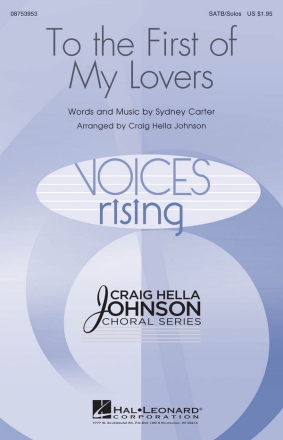 Sydney Carter, To the First of My Lovers SATB and Soli Chorpartitur