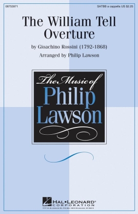 Gioachino Rossini, Wiliam Overture SATTBB a Cappella Chorpartitur