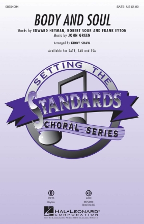 John Green, Body and Soul SATB Chorpartitur
