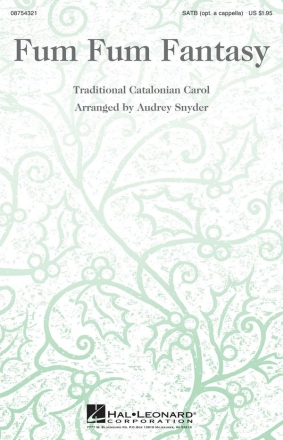 Traditional, Fum fum Fantasy SATB and Piano Chorpartitur
