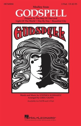 Stephen Schwartz, Godspell Medley 2-Part Choir Chorpartitur