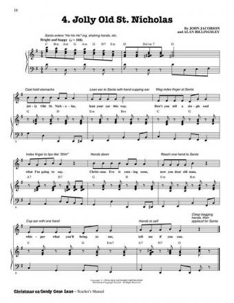 Alan Billingsley_John Jacobson, Christmas on Candy Cane Lane Musical School Musical Buch + CD