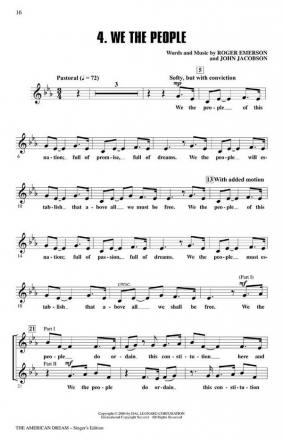John Jacobson, The American Dream School Musical CD