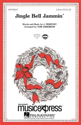 Jingle Bell Jammin' 2-Part Choir Chorpartitur