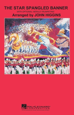Star Spangled Banner Herald Trumpets Marching Band Partitur + Stimmen