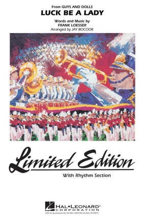 Frank Loesser, Luck Be a Lady Marching Band Partitur + Stimmen