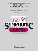 John Williams, Theme From Schindler's List Concert Band and Flute, Clarinet, Violin Partitur