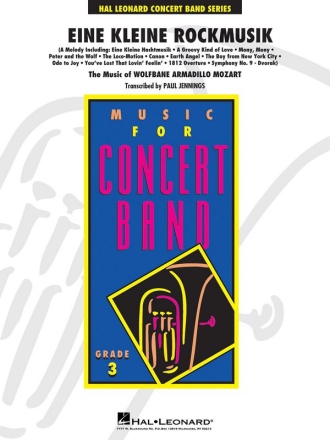 Wolfgang Amadeus Mozart, Eine Kleine Rockmusik Concert Band Partitur + Stimmen