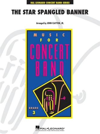 Francis Scott Key, The Star Spangled Banner Concert Band Partitur + Stimmen