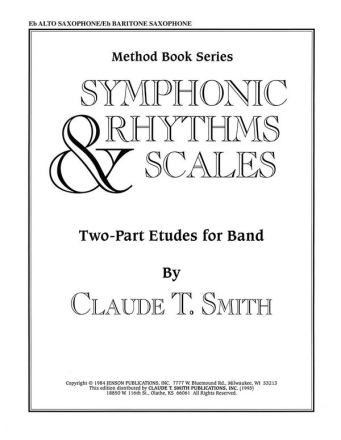 Symphonic Rhythms & Scales Alto Saxophone Stimme