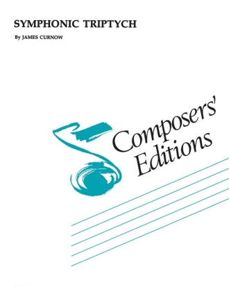 James Curnow, Symphonic Triptych Symphonic Band Partitur + Stimmen