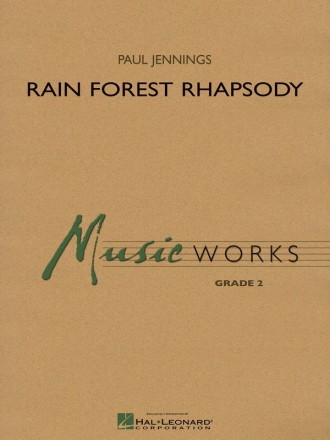 Paul Jennings, Rain Forest Rhapsody Concert Band Partitur + Stimmen