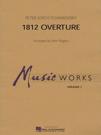 Pyotr Ilyich Tchaikovsky, 1812 Overture Concert Band Partitur + Stimmen