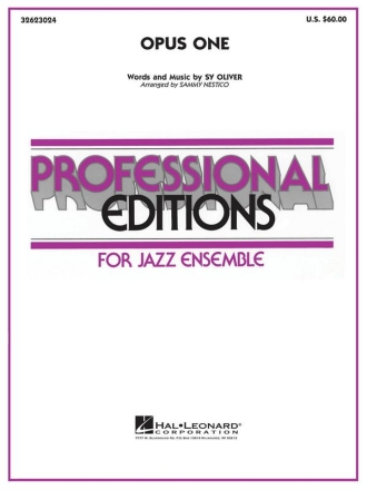 Sy Oliver, Opus One Jazz Ensemble Partitur + Stimmen