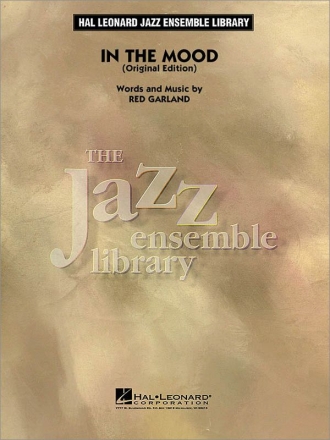 Red Garland, In the Mood (Original Edition) Big Band Partitur